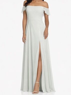 Jenny Yoo‎ -  Bridesmaid Elsie Off The Shoulder Flutter Sleeve Chiffon Dress